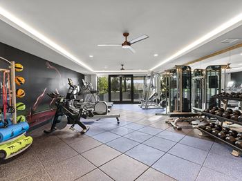 24-Hour cardio theater with free weights